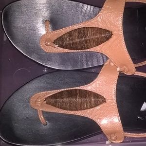 brown sandals